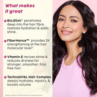 PLIX - THE PLANT FIX Hibiscus Bond Repair Advanced Oil, Shampoo & Conditioner | Repairs Damaged Hair Due To Heat Styling | Restores Strength, Reduces Frizz & Split-Ends