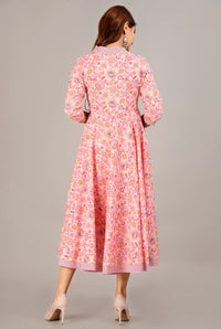 COTLAND Fashions Jaipuri Cotton Printed Angrakha/Angarkha/Front-Open Kurti for Women