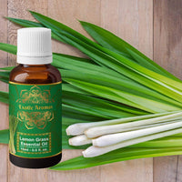 Exotic Aromas Lemon Grass Oil, Essential Oil (15Ml + 15Ml) Pack of 2