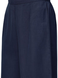 INDO ERA Women's  Pure Cotton Solid Straight Kurta Palazzo with Dupatta Set(Navy Blue_IE00KD4NB1771_XS to 2XL-Size)