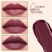 Carlton London Creamy Matte Stardust Bullet Long Stay Lipstick |Enriched with Vitamin E, Castor oil | Intense Colour, Moisturised Lips, Smooth & Light |Upto 8 hrs- 4Gm. (Dahlia)