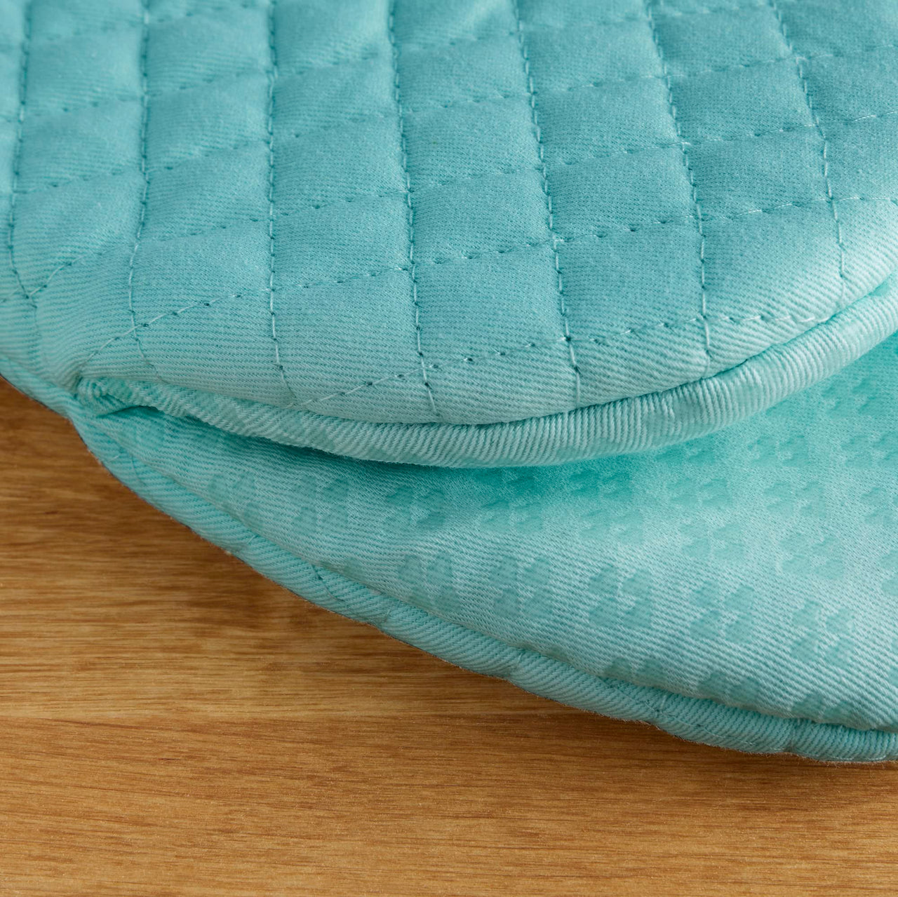 KitchenAid Asteroid Mini Oven Mitt, 5.5"x8", Aqua 2 Count Aqua Sky