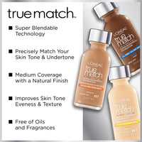 L'Oreal Paris True Match Super Blendable Radiant Powder Concealer - Fresh Beige W4.5, 1.0 Ounces Radiant Finish