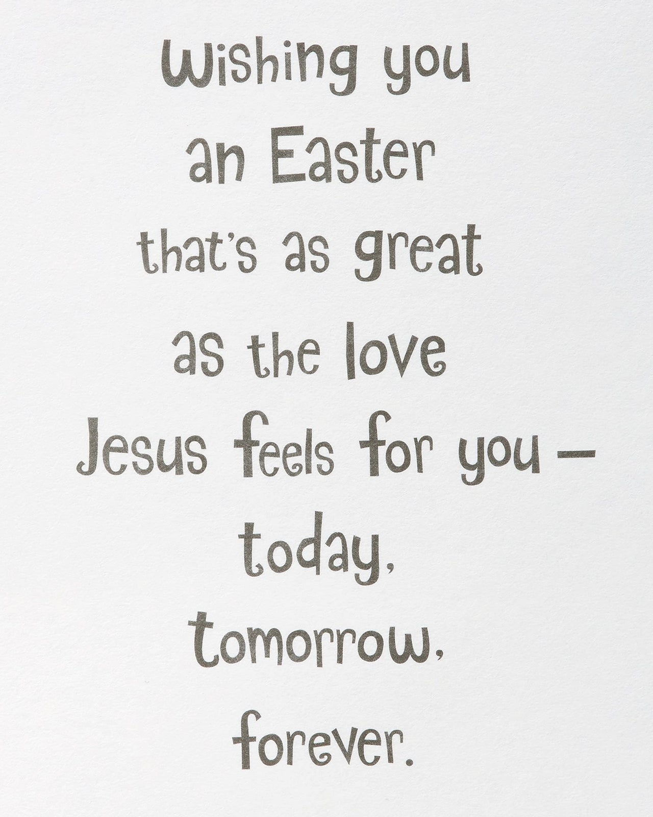 American Greetings Religious Easter Cards with Envelopes, He Has Risen (6-Count) The Love Jesus Feels for You