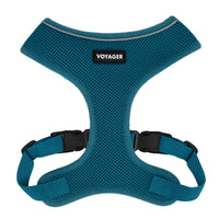 Aerolite No Pull Mesh Dog Harness with Lightweight, Soft, Breathable Chest Coverage, Reflective Stitching, and Adjustable Straps for Walking, Running, Training, Heavy Duty and Durable - Turquoise, M