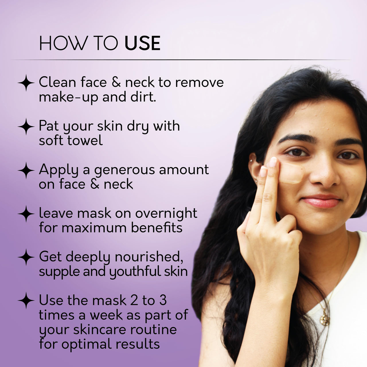 F4S Food for Skin Replenishing Leave-in Face Masque | Rich in Superfoods Ginseng & Custard Apple | Vitamins, AHAs & Anti-oxidants IOvernight Repair & Renew, Minimize Dark Spots| All Skin Types I100 gm