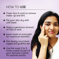F4S Food for Skin Replenishing Leave-in Face Masque | Rich in Superfoods Ginseng & Custard Apple | Vitamins, AHAs & Anti-oxidants IOvernight Repair & Renew, Minimize Dark Spots| All Skin Types I100 gm