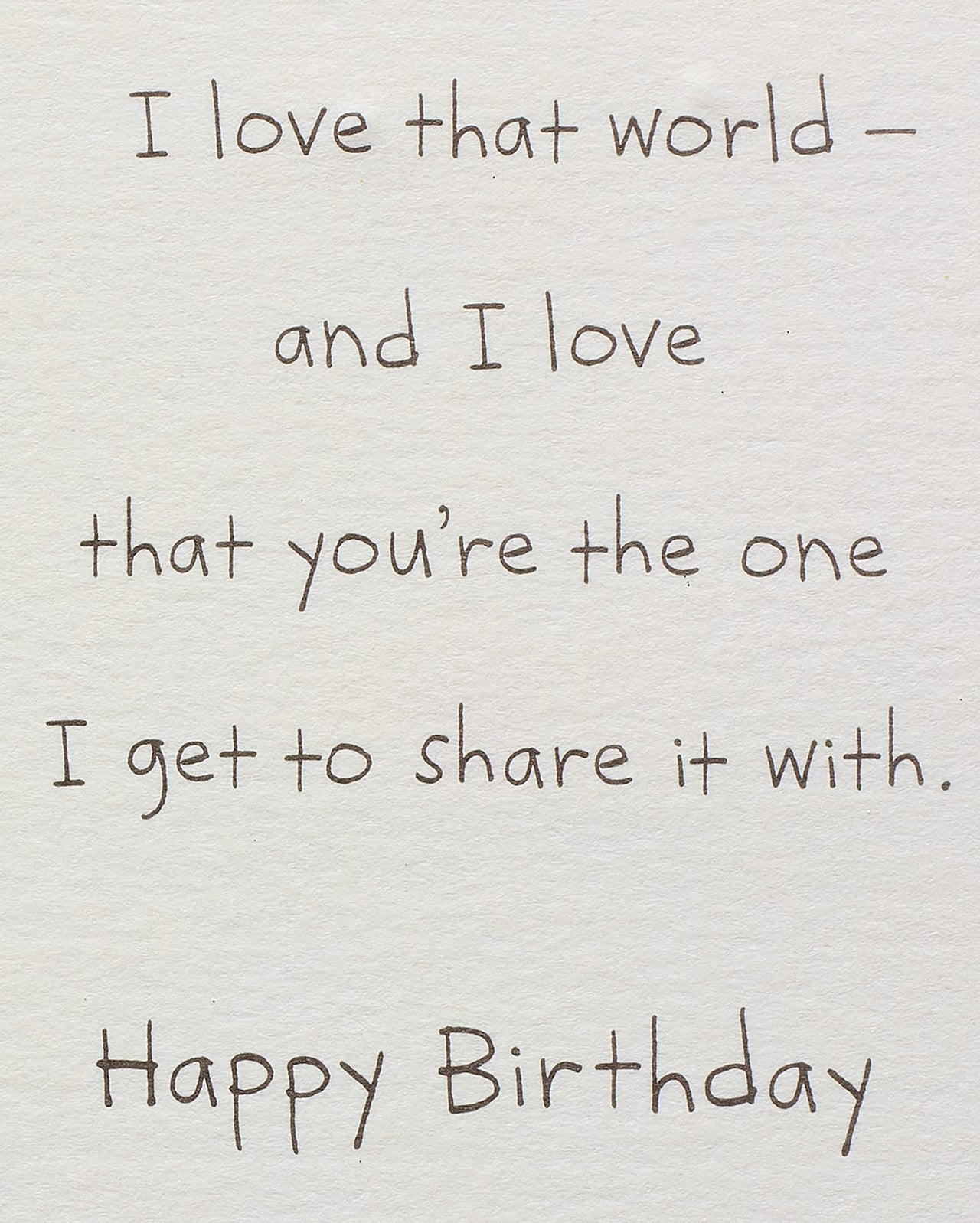 American Greetings Romantic Birthday Card (You-And-Me Moments)