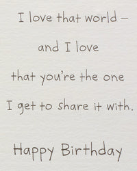 American Greetings Romantic Birthday Card (You-And-Me Moments)