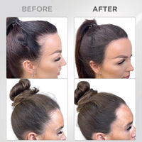 THICK FIBER Root Touch Up Powder, Root Cover for Thin & Bald Head - Water & Sweat Resistant Hair Powder for Thinning Hair Women, Includes Brush (Dark Brown) 4 Grams