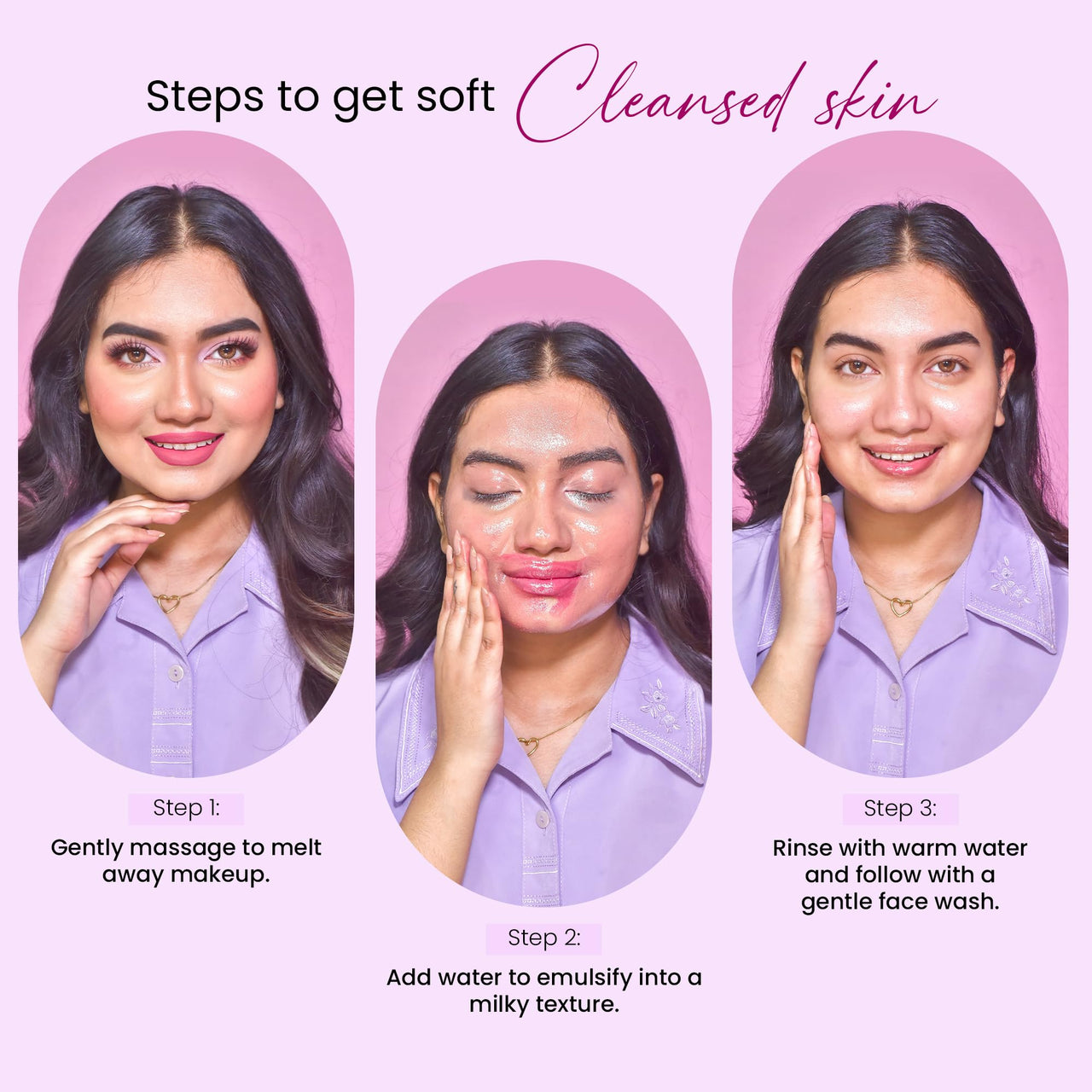 Parul Garg Beauty Cleansing Balm – Gentle Hydrating Makeup Remover | Dissolves Waterproof Makeup, Nourishes & Refreshes Skin | Non-Greasy, Lightweight, All Skin Types