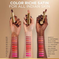 L’Oréal Paris Color Riche Satin Lipstick- 125 Maison Marais, 4.3 gm