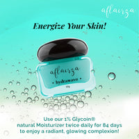 Aflairza Hydrawave Water Based Moisturizer Face Cream for Anti Aging - Lightweight - With Glycoin - Daily Skin Hydration, Brightening & Lightening, Oil Free, For All Skin Types (30 ml)