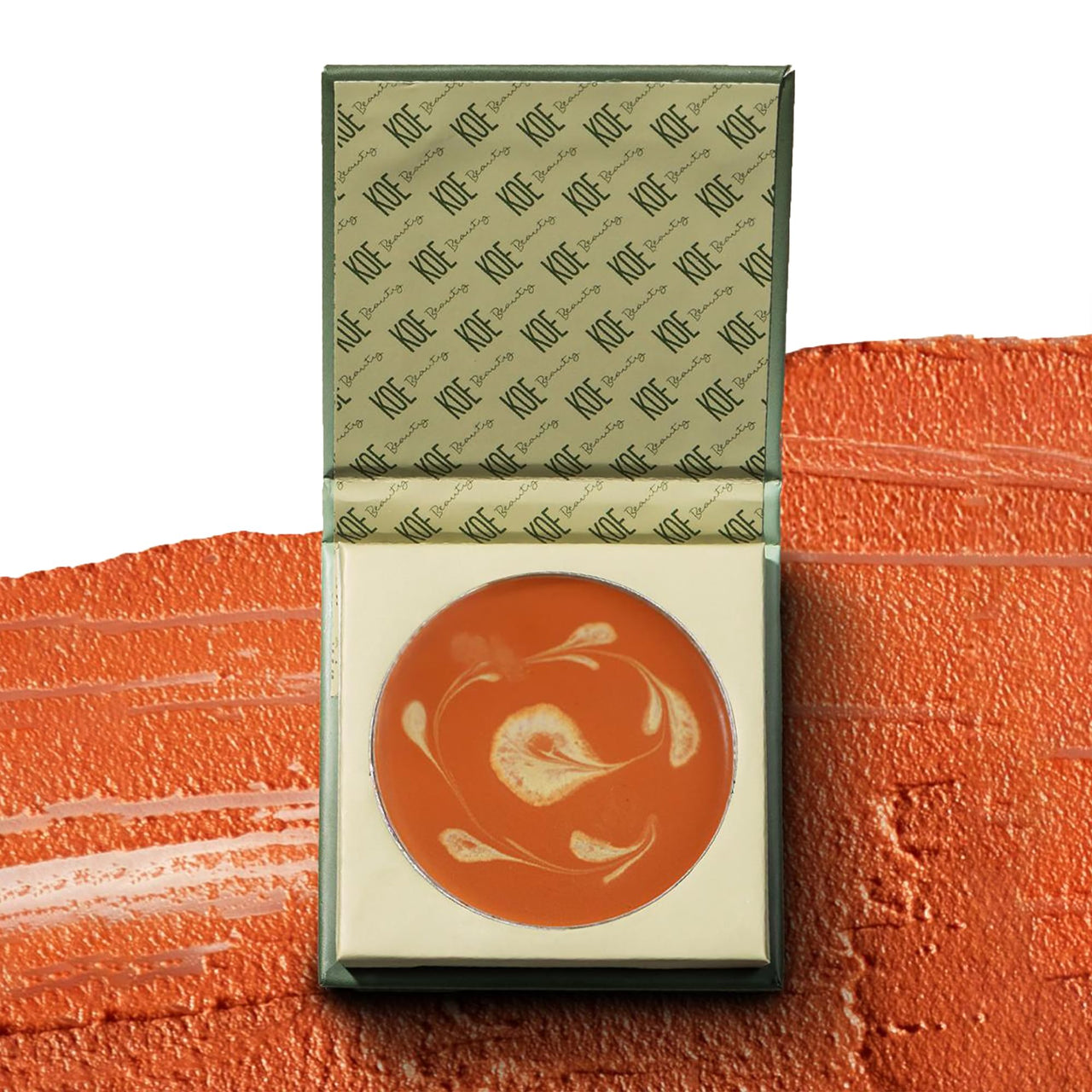 Koe Beauty Marbled Blush | Cream Blush Plus Highlighter | Peach Fuzz | Soft Peach For A Warm Flush | Long Lasting | All Skin Types | 4.6g