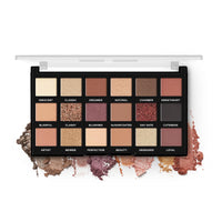 Hilary Rhoda Play N Blend Eyeshadow Palette | Matte & Shimmer Finish | Super-fine Particles | 18 Trendy Colours | Available in 2 Variants | Blends Easily - 20g (Day Dreamer - Shade 01)