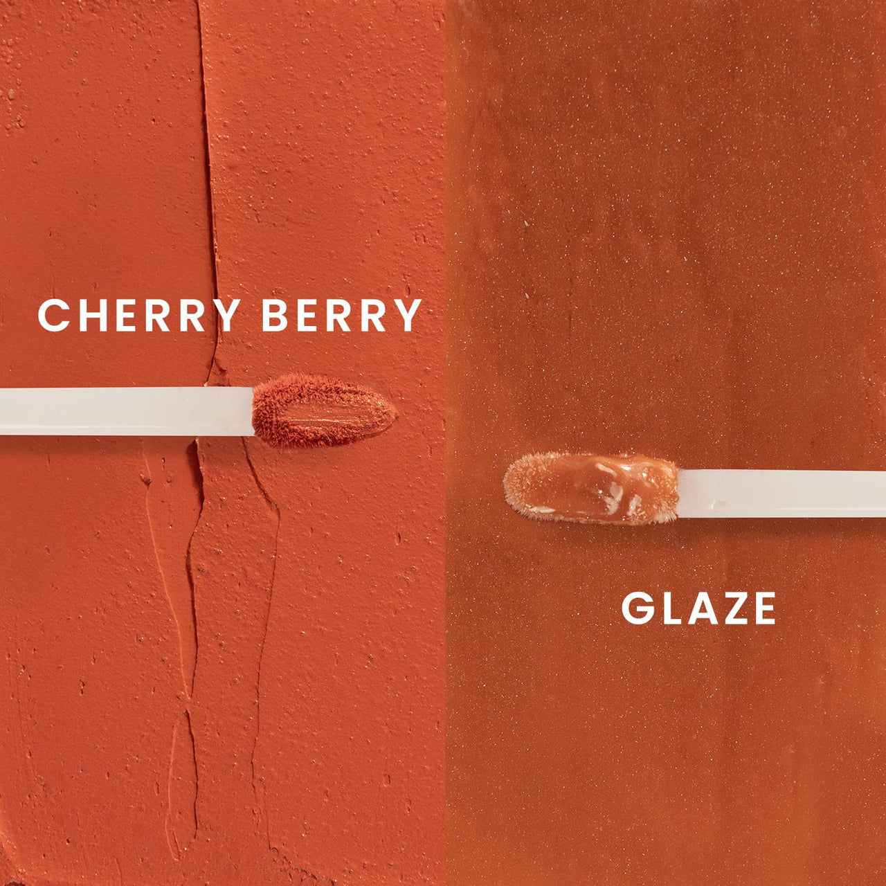 Koe Beauty Double Dip | Cherry Berry & Glaze | Bold Cherry Red Matte Lipstick (2ml) Plus Soft Shimmer Lip Topper (2ml) | Perfect Balance of Color & Shine