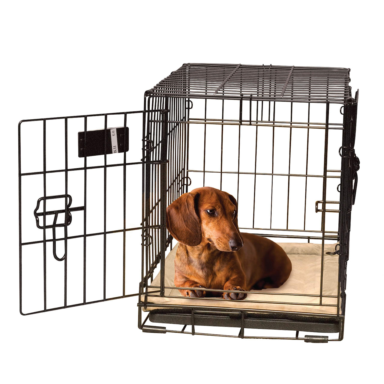 K&H Pet Products Self-Warming Crate Pad, Warming Dog Crate Bed, Machine Washable Dog Crate Mat, Tan Small 20 X 25 Inches