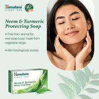 Himalaya Herbals Protecting Neem and Turmeric Soap, 75gm