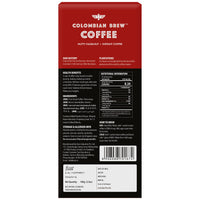 COLOMBIAN BREW COFFEE Hazelnut Instant Coffee Powder, No Sugar Vegan, 100gram, Box