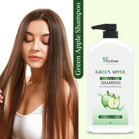 TryOnes Green Apple Shine & Gloss Shampoo| Promotes Healthy, Shiny and Glossy Hair | Nourishes Scalp | Makes Hair Soft & Smooth |All Skin Types | 1000ml