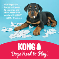 KONG - Extreme Dog Toy - Toughest Natural Rubber, Black - Fun to Chew, Chase and Fetch - for X-Large Dogs Standard Packaging