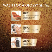 Streax Serum Shine Shampoo, 490ml |Shampoo for Frizzy and Dry Hair |Mildy everyday |for Women & Men,Paraben-Free with Silicon Boosters & Vit B5 | For Smooth & Shiny Hair