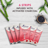 HipHop Skin Care Cleansing Charcoal Nose Strips (6 Strips), Blackheads, Whiteheads Remover, Pore Cleanser, with Natural Extracts, for Women, All Skin Types (Pack of 2)