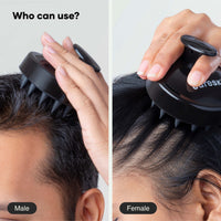 Cureskin Head Massager with Medical-Grade Silicone Bristles | Hair Massager for Hair Growth | Scalp Massager Shampoo Hair Brush, Exfoliating, Oil Massage, Anti-Dandruff