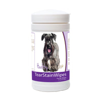 Healthy Breeds Cesky Terrier Tear Stain Wipes 70 Count