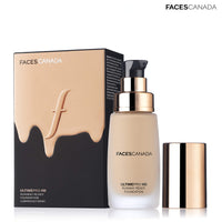 FACESCANADA Ultime Pro HD Runway Ready Liquid Full Coverage Foundation For All Skin Types - Natural,30Ml|Radiant Flawless Finish|Hd High Coverage|Blends Easily|Longwear|Natural Dewy Skin,Pack Of 1