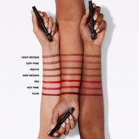 e.l.f. Love Triangle Lip Filler Liner, 2-In-1 Semi-Matte Lipliner Pencil For Sculpting & Filling, Long-Lasting Intense Color, Vegan & Cruelty-Free, Plum
