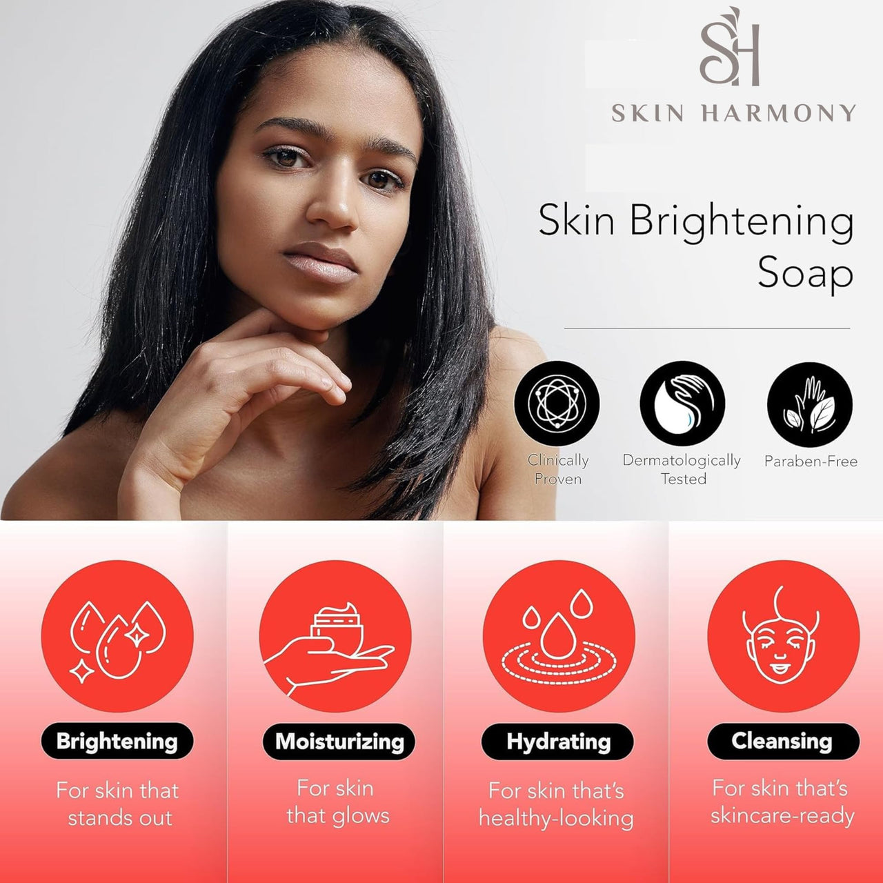 Kojic Acid & Glutathione Soap | Whitening Soap | Body Tan Removal | Bath Soap for Men & Women | Remove Dark Spots & Hyperpigmentation | For Glowing Skin, 75g x 2