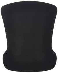 Basics Rectangular Gel Computer Mouse Pad with Wrist Support Rest, Small, Black Single