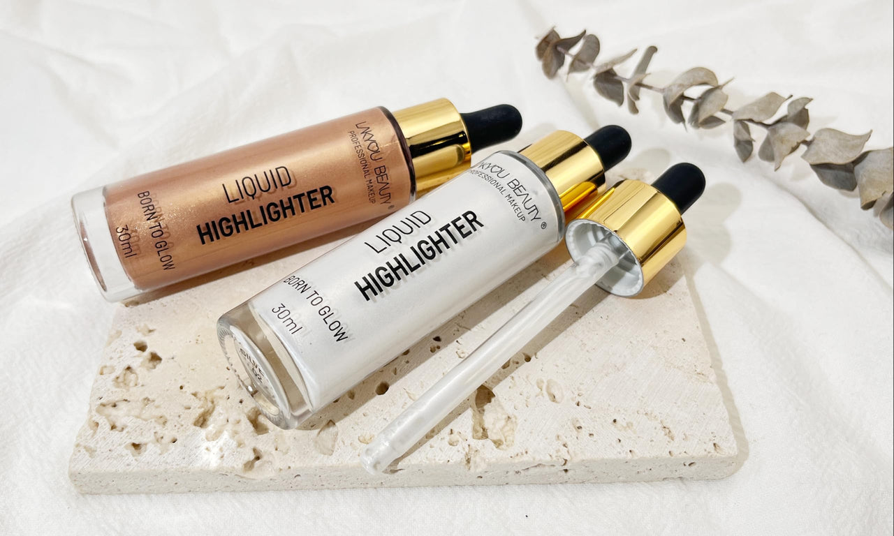 LAKYOU BEAUTY Born To Glow Liquid Highlighter Shade-02-30ml | Radiant Glow With Shimmer Finish