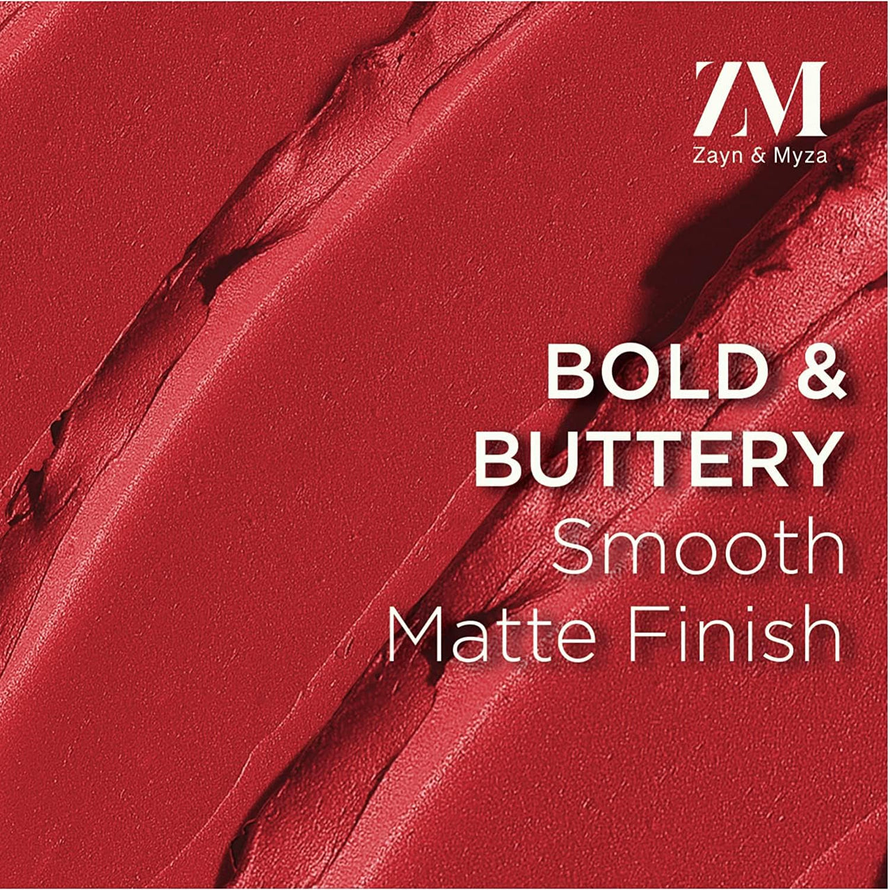 ZM Zayn & Myza Rich Matte Lipstick | Smooth and Light Weight | Intense Color in one Swipe | High Pigmentation Bullet Lip Stick Enriched with Argan oil, Murumuru and Shea Butter (4.2 gm, Savage)