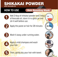 THE FOREST HERBS Natural care from nature 100% Pure Shikakai Powder, Acacia Concinna Excellent Hair Conditioner Powder For Hair 200g, All, (1 count)