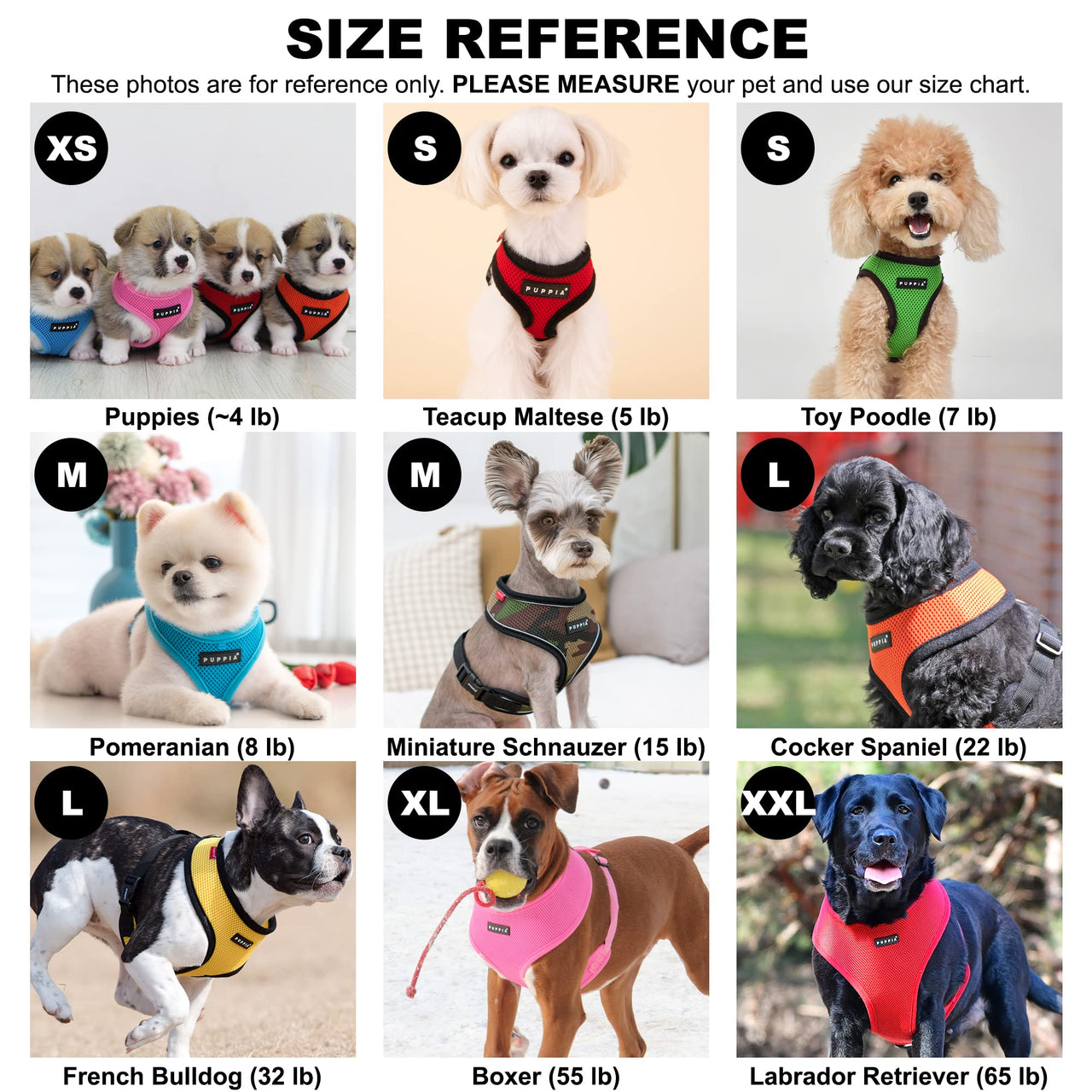 Puppia Soft Dog Harness No Choke Over-The-Head Triple Layered Breathable Mesh Adjustable Chest Belt and Quick-Release Buckle, Green, Large