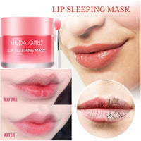 Huda Girl Lip Sleeping Mask | Lip Mask Overnight for Soft, Smooth & Plump Lips | Naturally Glowing Lips | Sleep Mask for Women for Girls | Lip Mask for Dark Lips & Lasting Hydration