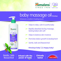 Himalaya Gentle Baby Soap Value Pack, 4 * 75g & Himalaya Baby Massage Oil (200ml)