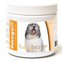 Healthy Breeds Polish Lowland Sheepdog Omega HP Fatty Acid Skin and Coat Support Soft Chews 60 Count 60 Ct - Small/Medium Breeds