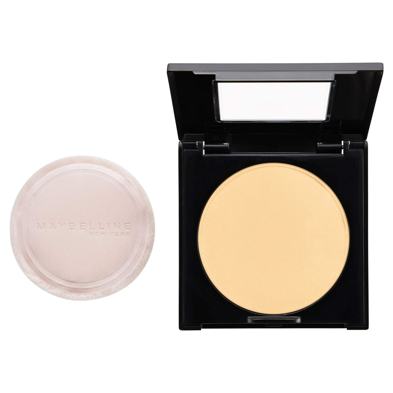 Maybelline New York Fit Me Matte Poreless Powder, 110 Porcelain, 8.5G And New York Fit Me Concealer For Oily Skin,10 Light, 6.8Ml, Cream