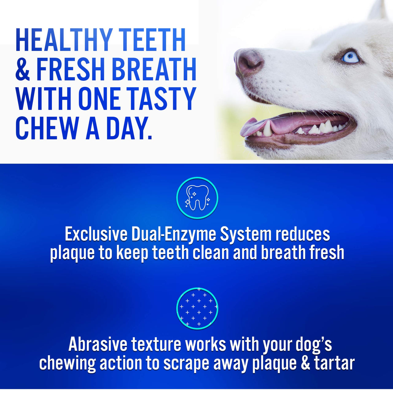 Virbac CET Enzymatic Oral Hygiene Chews for Dogs, Beef, 0.6 pounds, 8.4 Ounce (Pack of 1) 8.4 Ounce (Pack of 1)