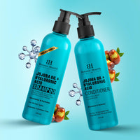 Botanic Hearth Jojoba & Hyaluronic Acid Shampoo 200ml with Conditioner 245 ml Set Pack of 2