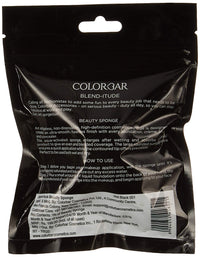 Colorbar Blend-itude beauty sponge-Black II Easy to clean II Egg shape effectively eliminates harsh lines