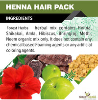 The Forest Herbs Natural Care From Nature Henna Powder (200 Grams) Enriched With Precious Herbals For Hair Growth, Colour & Conditioning