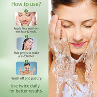 Ayouthveda Neem & Moringa Skin Purifying Face Wash For Acne & Pimples | Remove Excess Oil & Pulls Out Deep-Seated Dirt & Impurities (Pack of 2: 50g each)