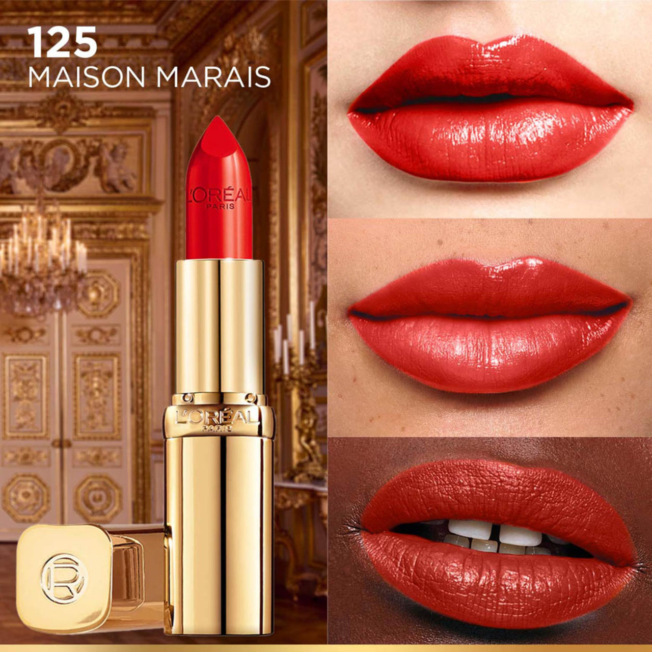 L’Oréal Paris Color Riche Satin Lipstick- 125 Maison Marais, 4.3 gm