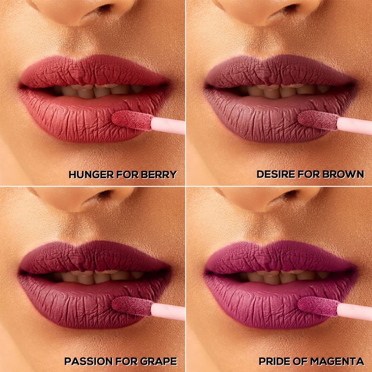 RENEE Stay With Me Mini Matte Lip Color Juicy Berries 2ml Each| Long Lasting, Light Weight & Non Transfer Formula| Water & Smudge Proof