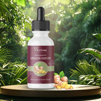 TryOnes Professional Hair Serum for Frizzy Hair||Serum for Women & Men||All Hair Types for Frizz-free, Smooth & Glossy Hair||Ginger Hair Serum_30ML