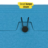 Five Star 6 Pocket Expanding File Organizer, Plastic Expandable File Folders with Pockets and Tab Inserts, Holds 11